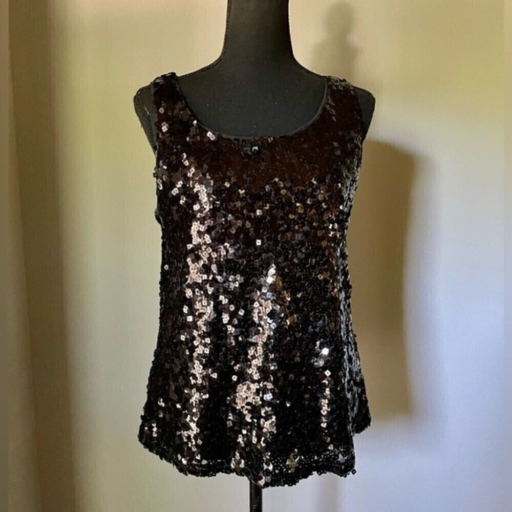 Forever21 Sleeveless Sequins Blouse